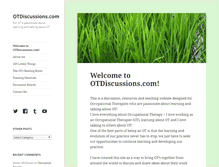 Tablet Screenshot of otdiscussions.com